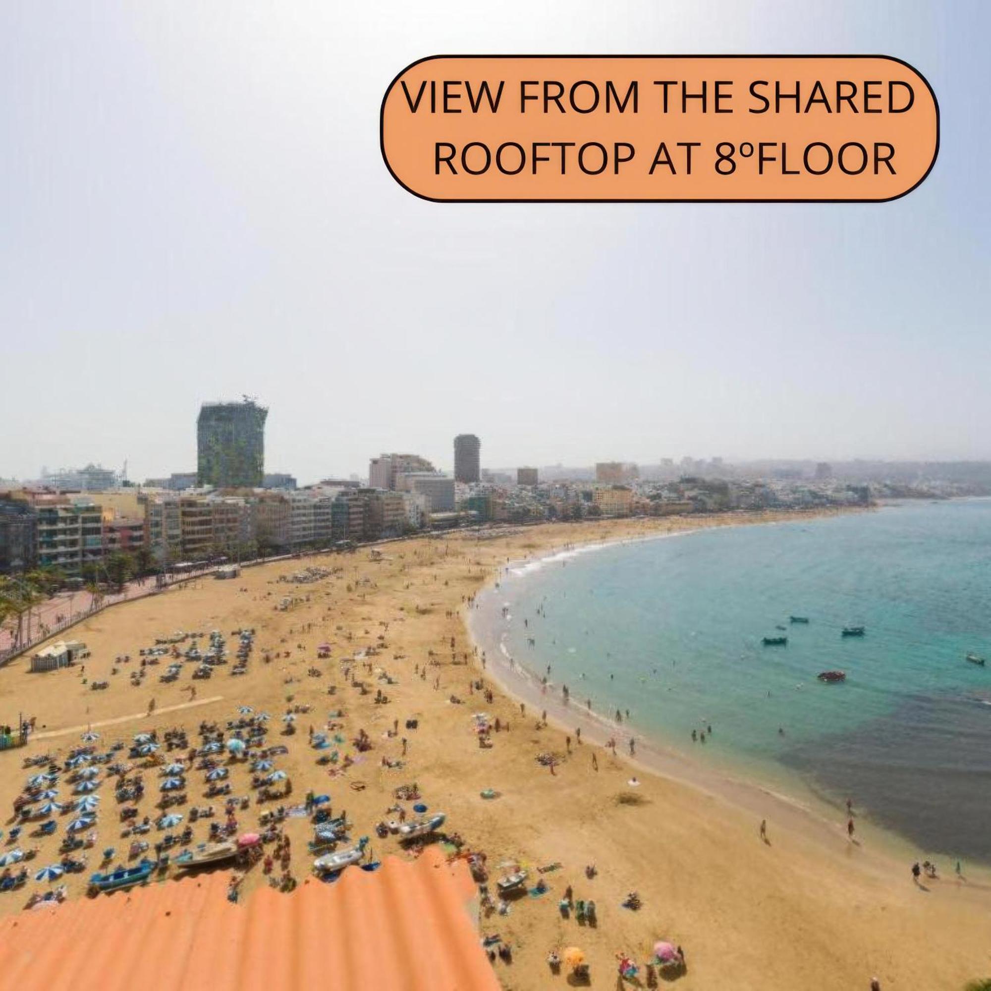Casita Canaria Playa Beachfront Access & Lateral Ocean View With Terrace Las Palmas de Gran Canaria Bagian luar foto